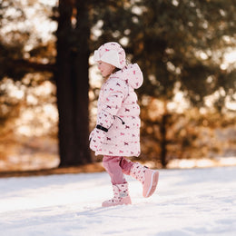 Jan & Jul Kids Insulated Winter Hats Pink Ponies