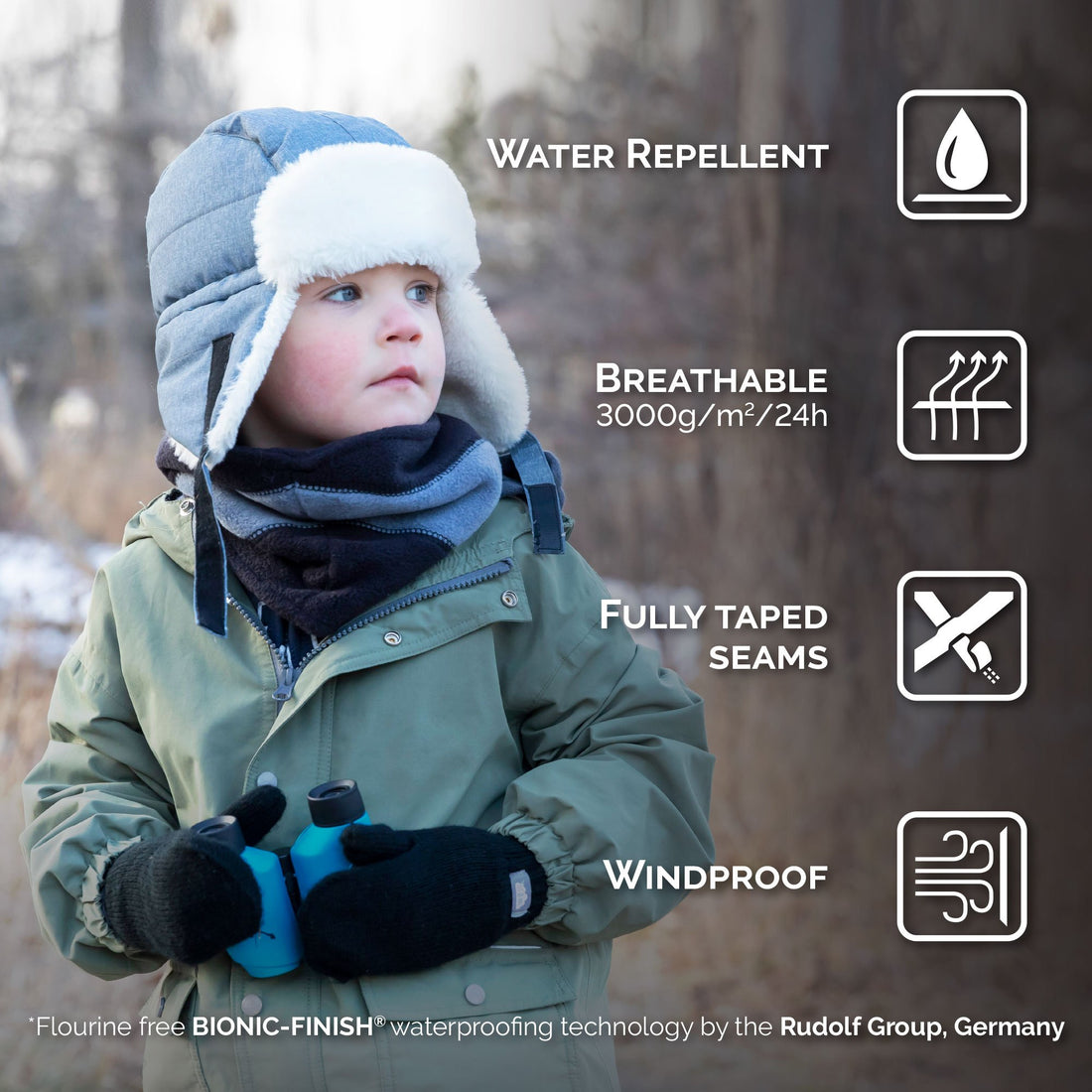 Jan & Jul insulated winter hat three-way earflap feature