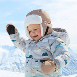 Jan & Jul Kids Insulated Winter Hats Soft Brown
