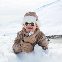 Jan & Jul Kids Insulated Winter Hats Soft Brown
