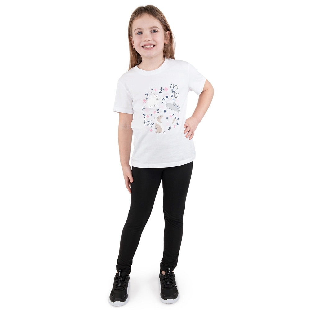 JAN & JUL Jan & Jul Kids Leggings Black slim fit full-length with elastic waistband img 2/7