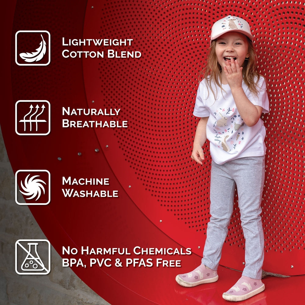 JAN & JUL Jan & Jul Kids Leggings Black breathable cotton blend with chemical-free construction img 6/7