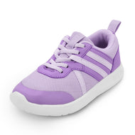 Jan & Jul Kids Lite Classic Stripe Sneakers - Dusty Purple