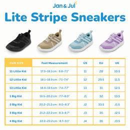 Jan & Jul Kids Lite Classic Stripe Sneakers - Dusty Purple