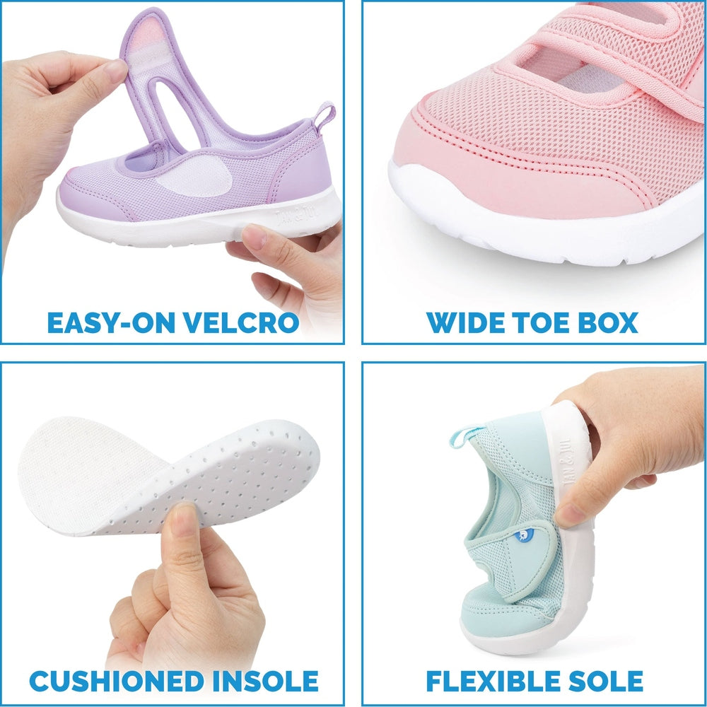 JAN JUL Jan & Jul Kids Lite Mary Jane Shoes Dusty Purple, product view 7