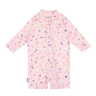Jan & Jul Kids One Piece UV Sun Suit Bunny Flowers