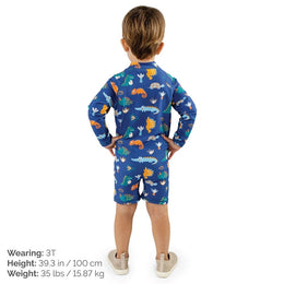 Jan & Jul Kids One Piece UV Sun Suit Dino Buddies