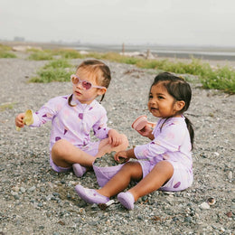 Jan & Jul Kids One Piece UV Sun Suit Lavender Ice Cream