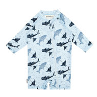 Jan & Jul Kids One Piece UV Sun Suit Whale Play