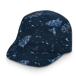 Jan & Jul Kids SunLite Cap Navy Whale Play