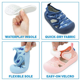 Jan & Jul Kids Sunnybreeze Sandals Pink Prairie
