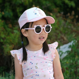 Jan & Jul Kids UV Baseball Cap Bunny Flowers