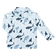 Jan & Jul Kids UV Rashguard Top Whale Play