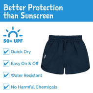 Jan & Jul Kids UV Swim Shorts Dark Navy
