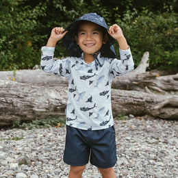 Jan & Jul Kids UV Swim Shorts Dark Navy