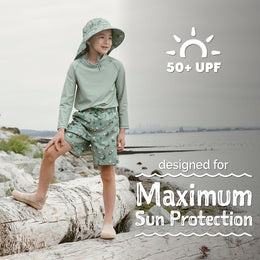 Jan & Jul Kids UV Swim Shorts Otter