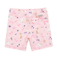 Jan & Jul Kids UV Swim Trunks Bunny Flowers