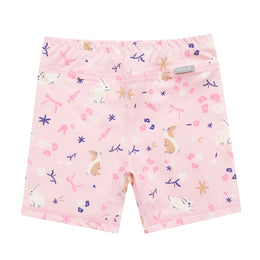Jan & Jul Kids UV Swim Trunks Bunny Flowers
