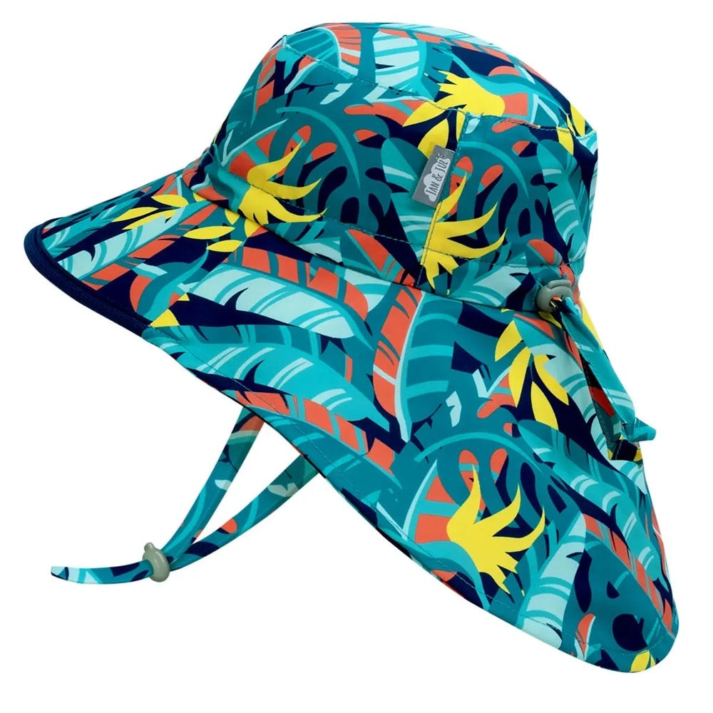 Jan & Jul Kids Water Repellent Adventure Hats Tropical