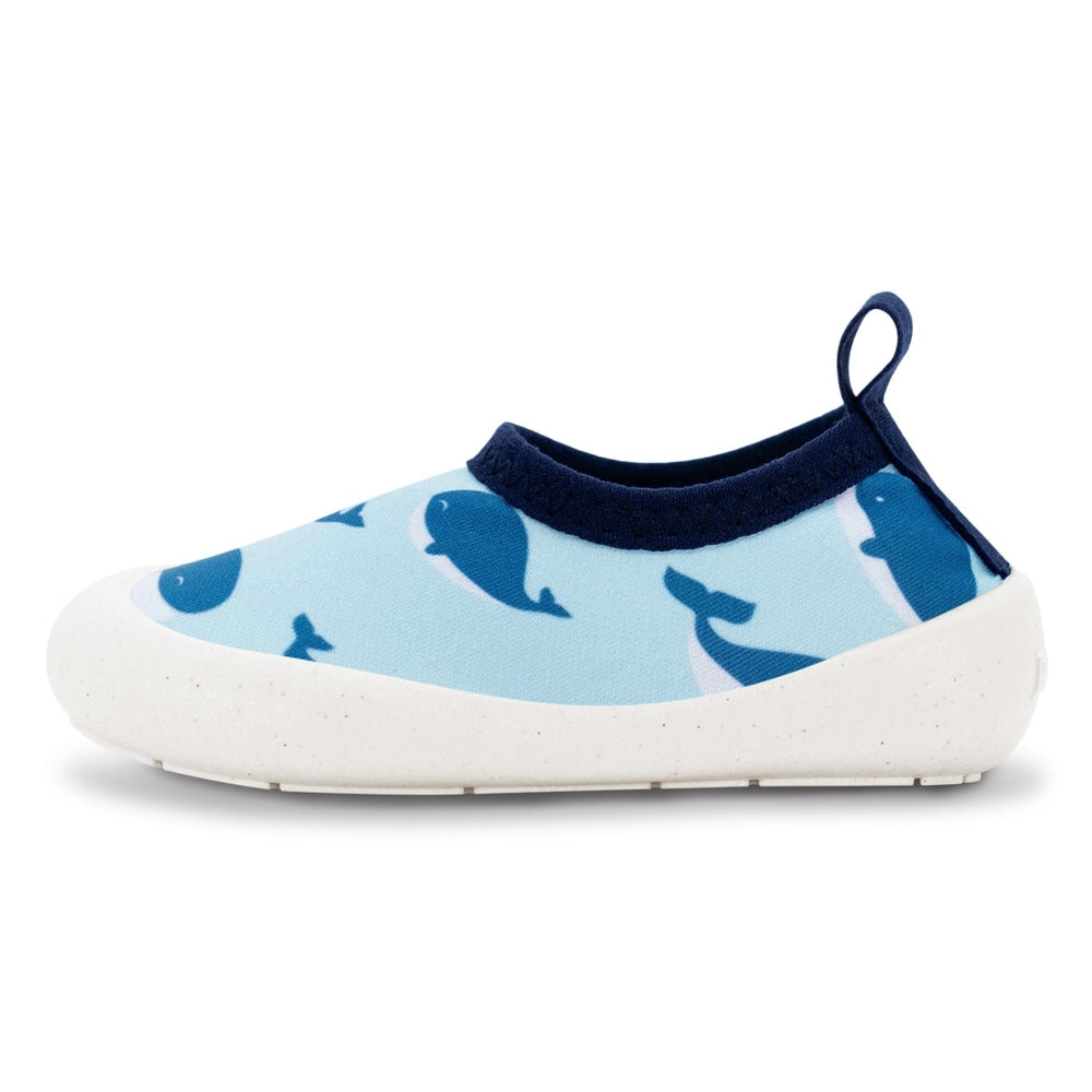 Jan & Jul Kids Water Shoes Blue Whale - official image 1