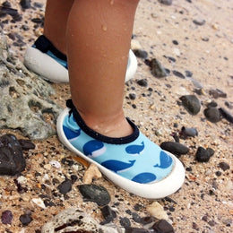 Jan & Jul Kids Water Shoes Blue Whale