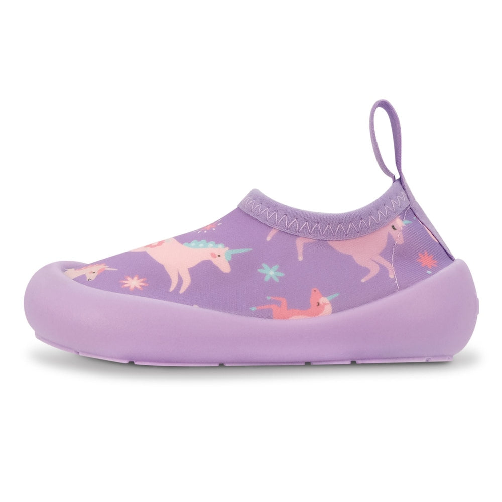 Jan & Jul Kids Water Shoes Purple Unicorn