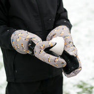 Jan & Jul Kids Waterproof Mittens - Grey Construction