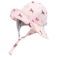Jan & Jul Kids Waterproof Rain Hats Pink Ponies