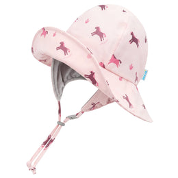 Jan & Jul Kids Waterproof Rain Hats Pink Ponies