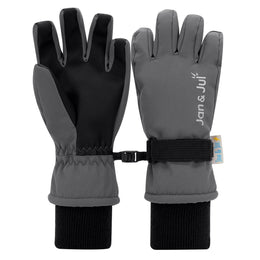 Jan & Jul Kids Waterproof Snow Gloves - Dark Slate