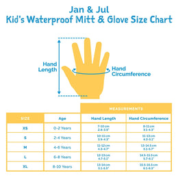Jan & Jul Kids Waterproof Snow Gloves Neon Peaks