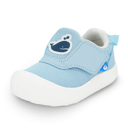 Jan & Jul Mini-Flyer Toddler Sneakers Blue Whale