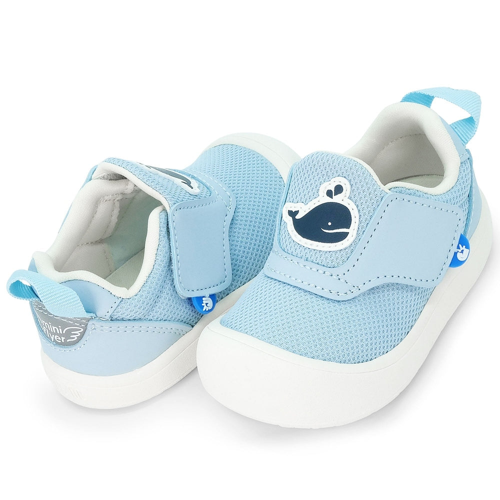 Jan & Jul Mini-Flyer Toddler Sneakers Blue Whale - official image 2