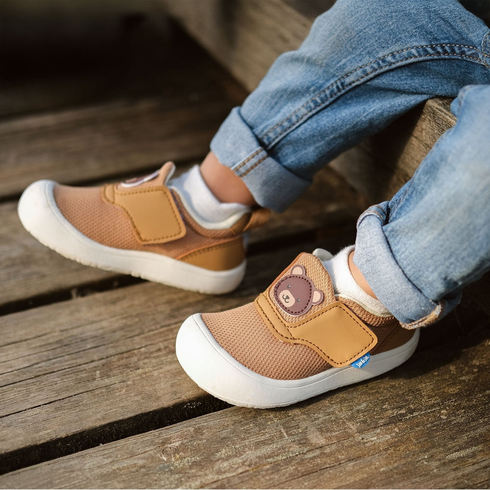 JAN JUL Jan & Jul Mini-Flyer Toddler Sneakers Brown Bear, product view 12