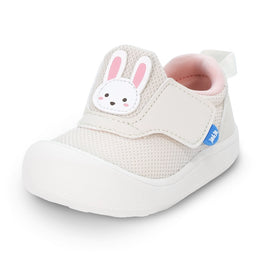 Jan & Jul Mini-Flyer Toddler Sneakers Cream Bunny