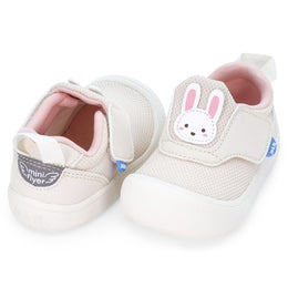 Jan & Jul Mini-Flyer Toddler Sneakers Cream Bunny