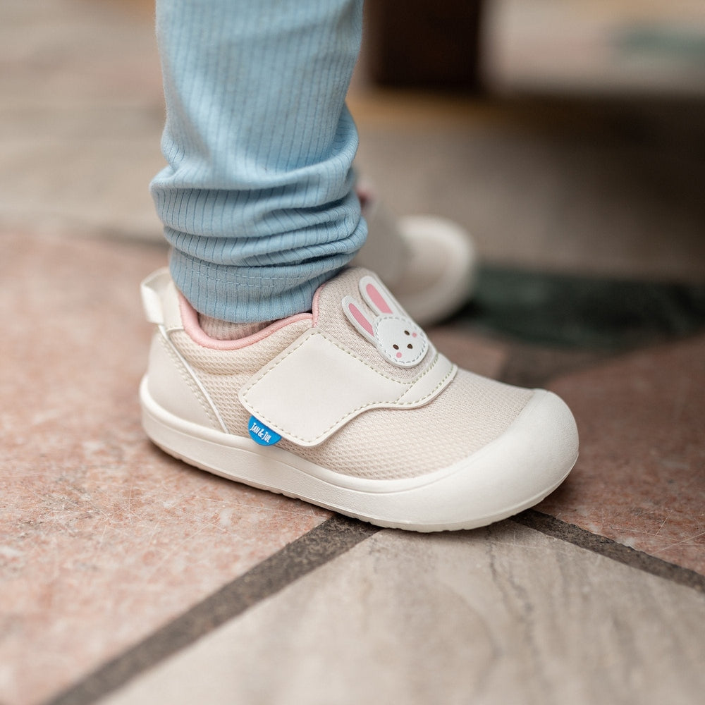 JAN JUL Jan & Jul Mini-Flyer Toddler Sneakers Cream Bunny, product view 12