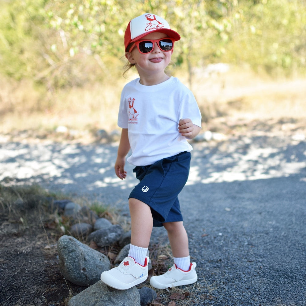 JAN JUL Jan & Jul Mini-Flyer Toddler Sneakers Oh Canada!, product view 3