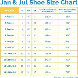 Jan & Jul Mini-Flyer Toddler Sneakers Pink Rainbow