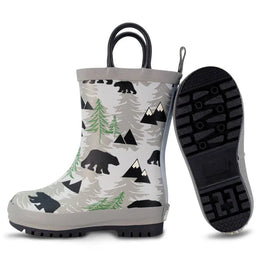 Jan & Jul Puddle Dry Rain Boots Bear