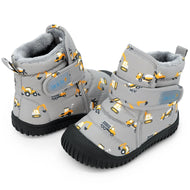 Jan & Jul Toasty Dry Booties Grey Construction