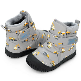 Jan & Jul Toasty Dry Booties Grey Construction
