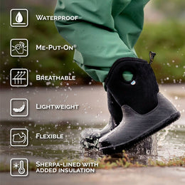 Jan & Jul Toasty Dry Lite Winter Boots Wolf and Bear