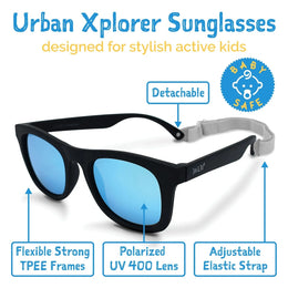 Jan & Jul Urban Xplorer Sunglasses W/Aurora Lens - Black