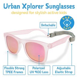 Jan & Jul Urban Xplorer Sunglasses W/Aurora Lens - Frosty Lavender