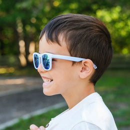 Jan & Jul Urban Xplorer Sunglasses W/Aurora Lens - Light Blue