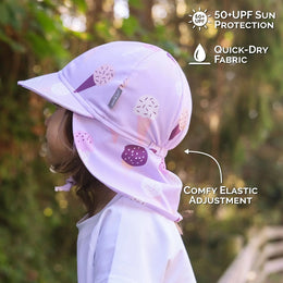 Jan & Jul UV Baby Cap - UV Quick Dry - Lavender Ice Cream
