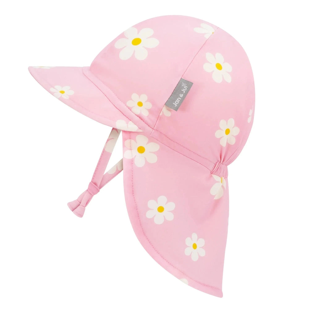 JAN JUL Jan & Jul UV Baby Cap - UV Quick Dry - Pink Daisy, product view 5