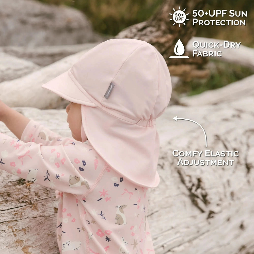 JAN JUL Jan & Jul UV Baby Cap - UV Quick Dry - Soft Pink, product view 4