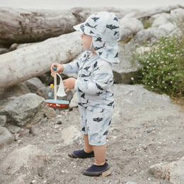 Jan & Jul UV Baby Cap - UV Quick Dry - Whale Play